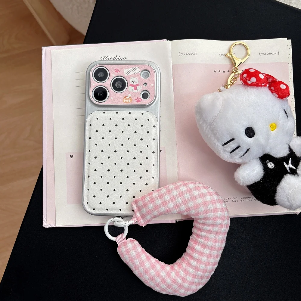 

Korean INS fashion full screen star phone case for iPhone 17 16 ProMax 14 15 Pro fundas simple new shockproof protective cover