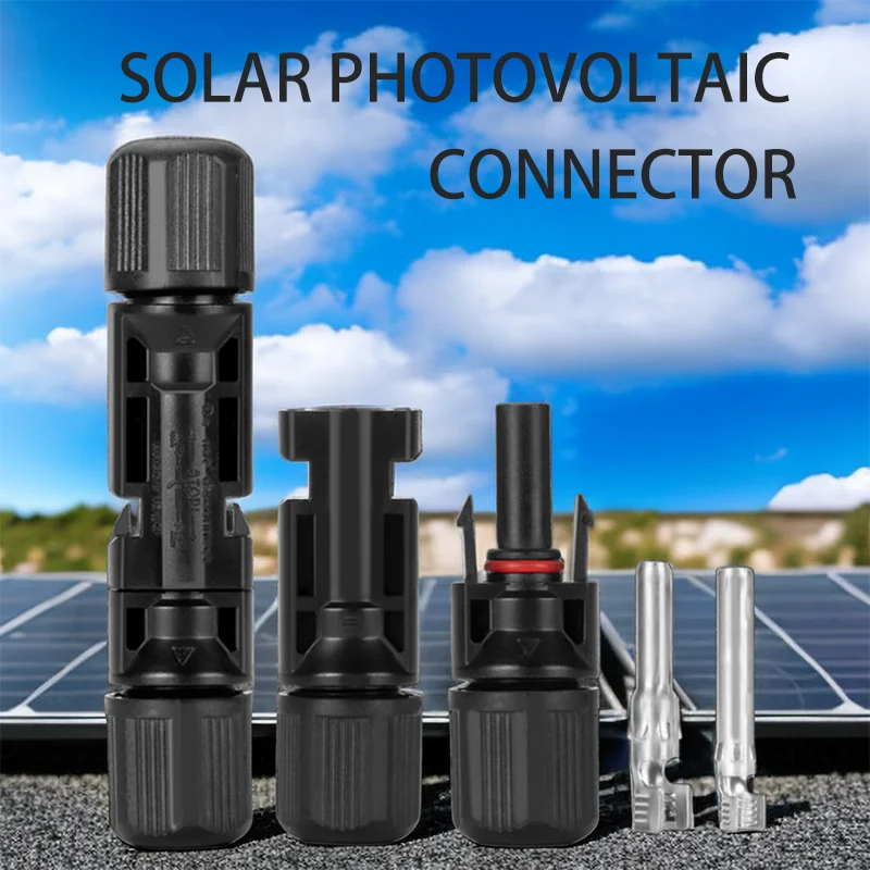 10/50/100 Sets Solar Photovoltaic Connector Male Female Plug IP67 Solar Module Photovoltaic Panel 1000V/1500V DC 30A 50A