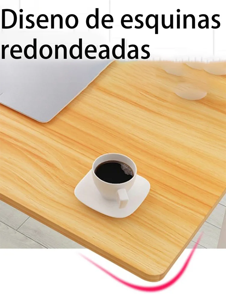 مكتب متنقل قابل لضبط الارتفاع مع طاولة مساعدة بعجلات