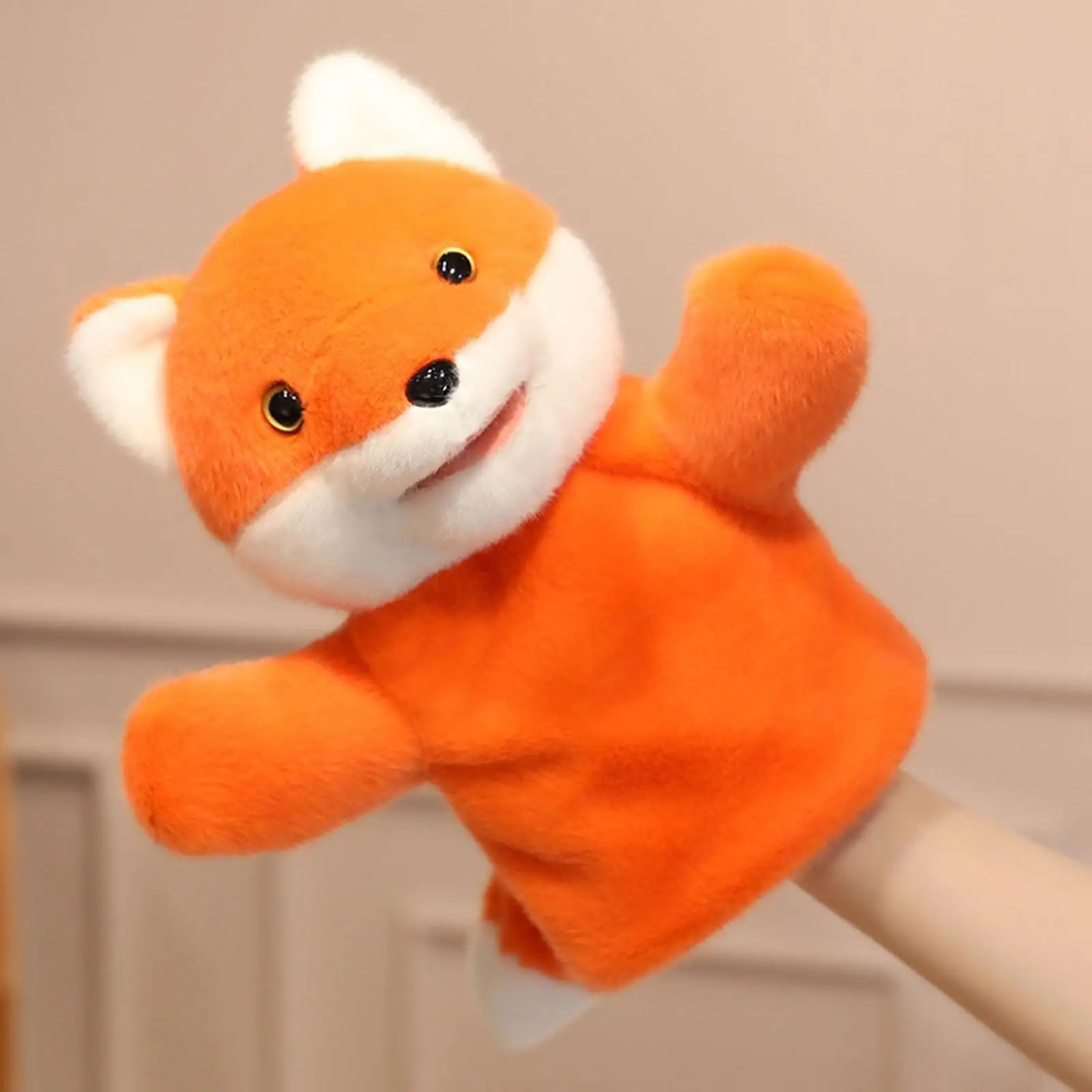 Soft Hand Puppet Storytelling Stuffed Animal Toy Interactive Role Play for Stage Performance Kindergarten And Educational Use