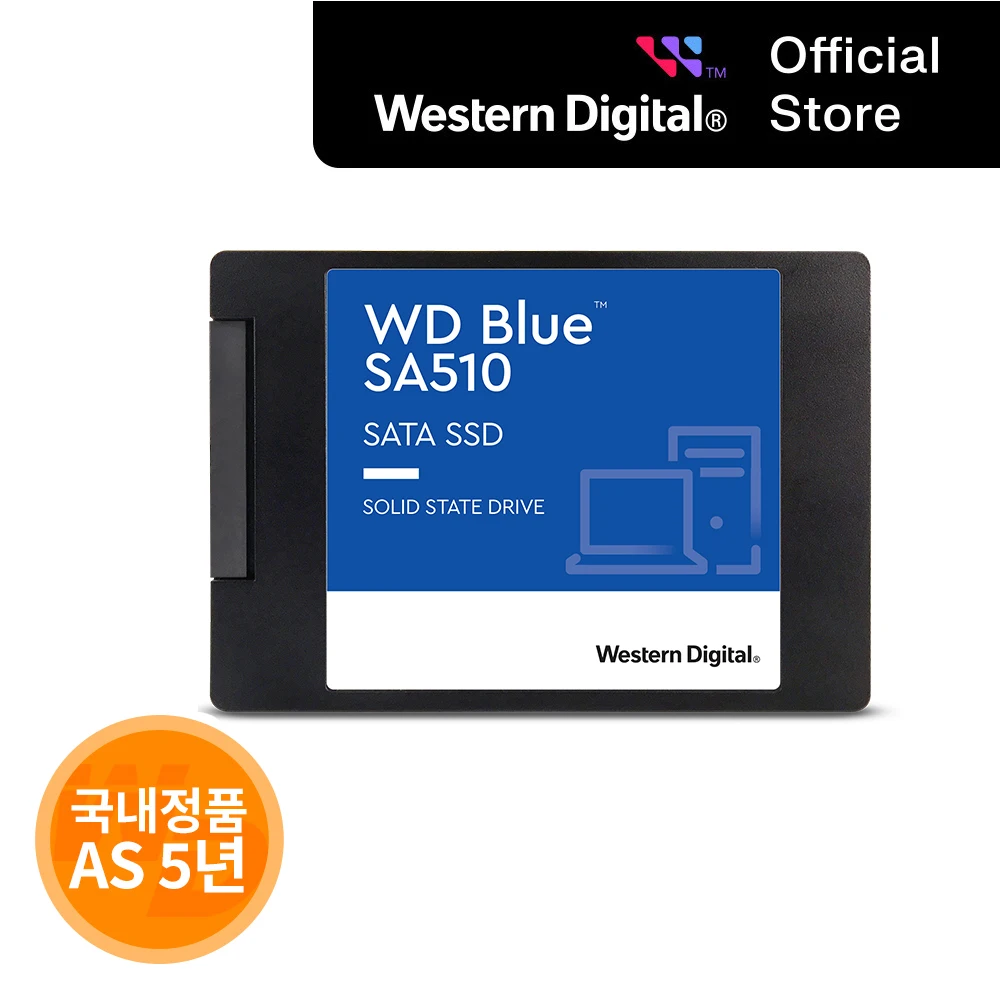 [WD Korea General version] WD BLUE SA510 SATA 500GB SSD domestic genuine AS 5 years (domestic same day delivery)