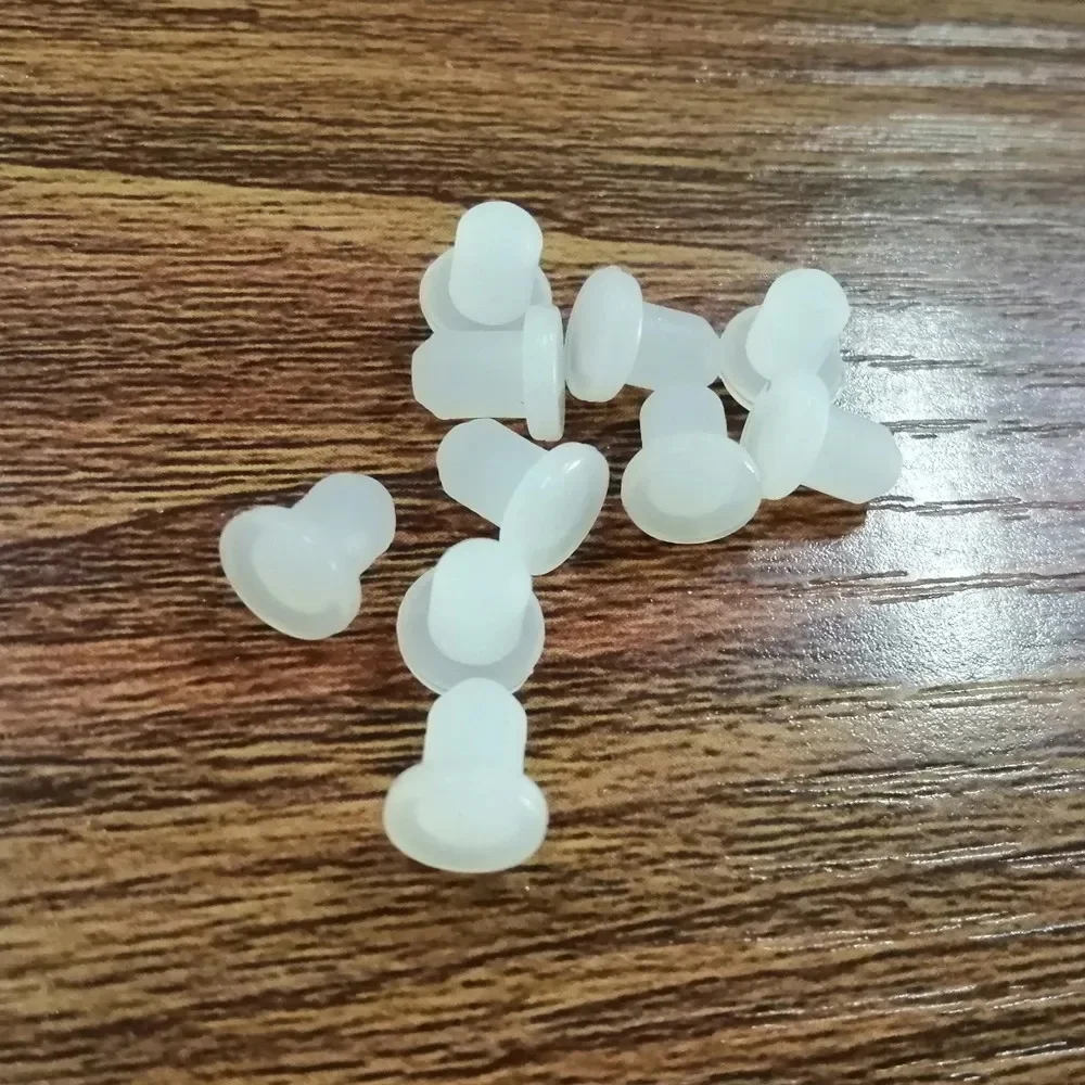 Caoutchoucs de bouchon en Silicone souple solide Transparent pour ciss ou cartouche d'encre ou bouchons de trou d'air