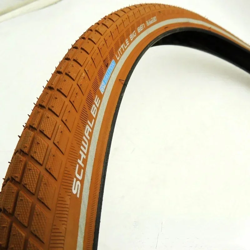 AliExpress SCHWALBE 700 * 38c Road Bike Wagon Outer Tire Little Big Ben Brown Tire with Reflective