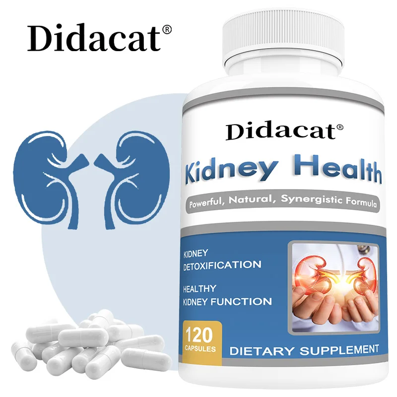

Premium Kidney Health Supplement - Kidney Cleansing & Detox Capsules, Maintains Kidney and Urinary System Health, 120 Capsules