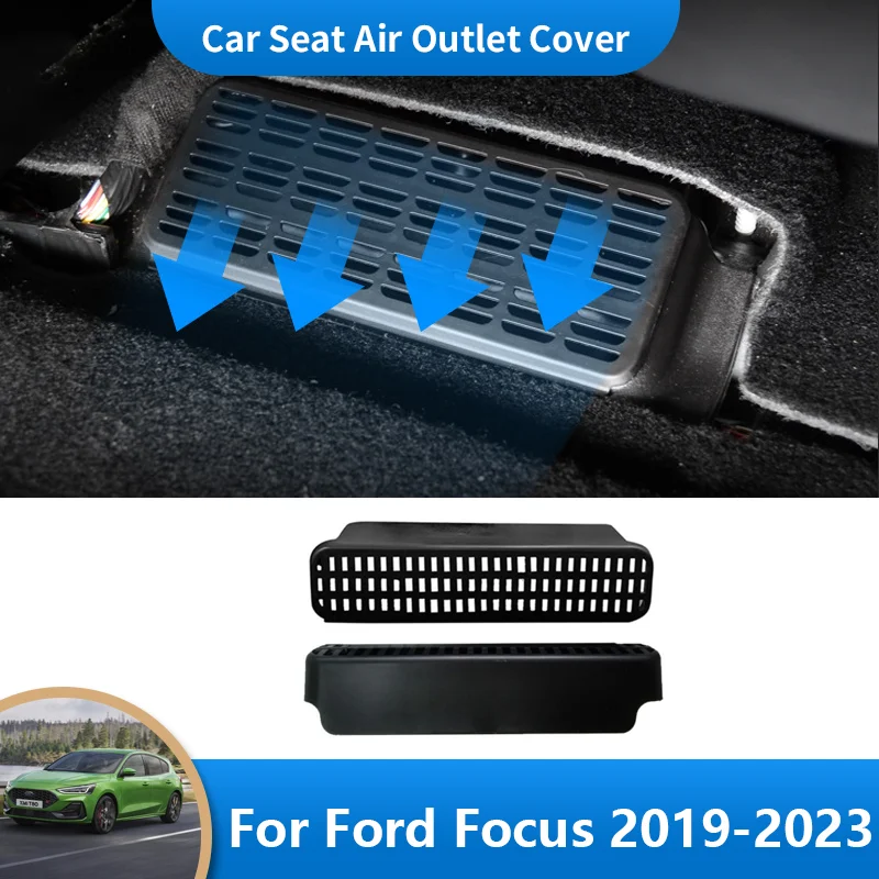 

for Ford Focus ST-Line X MK4 2019~2023 Car Air Vent Cover Protector Under Seat Air Conditioner Duct Outlet Guards Accessories