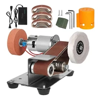 Lijadora de Banda Eléctrica Mini de 7 Velocidades para DIY y Pulido
