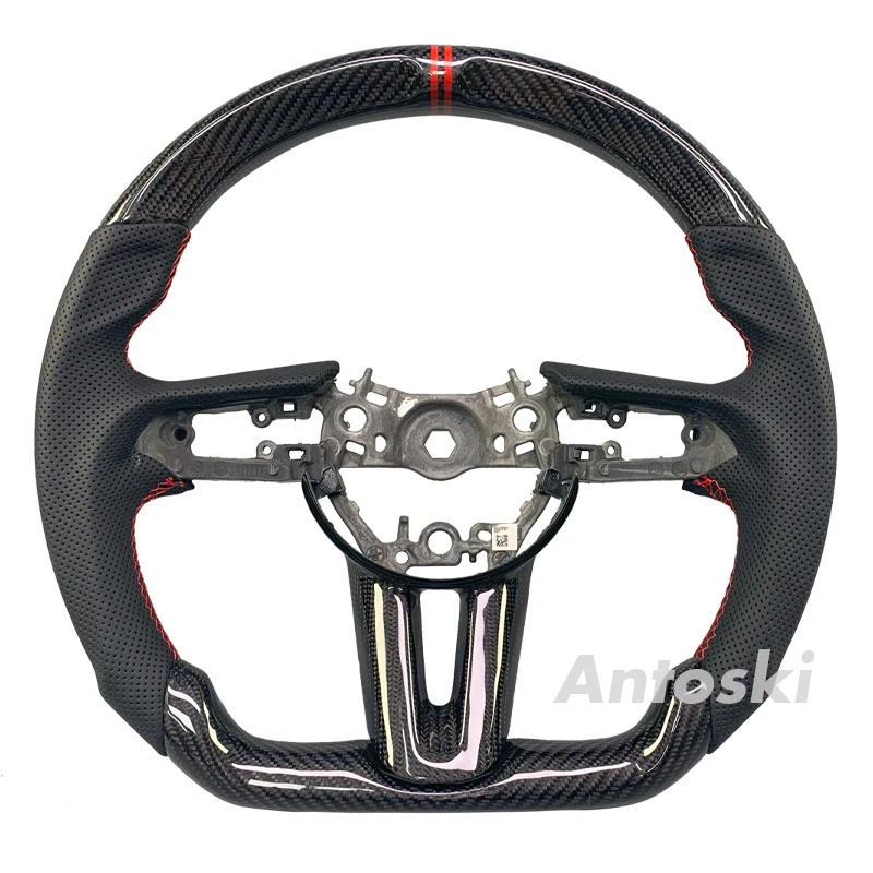 

Suitable for Mazda 3 6 AxelA a Ten Za Rx8 MX5 CX3 CX8 CX9 CX-4 CX-5 Rx-7 CX5 car interior accessories carbon fiber steering whee