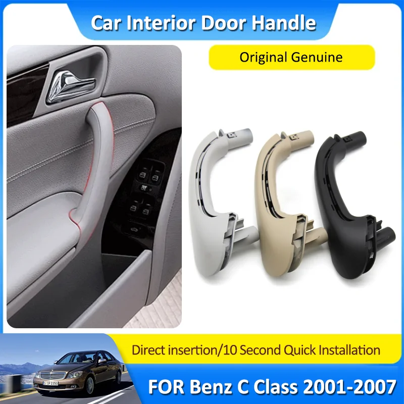 for Mercedes Benz C Class 2001~2007 W203 C200 C220 C250 C300 Left Right Car Interior Door Handle with Pull Handle Carrier Cover