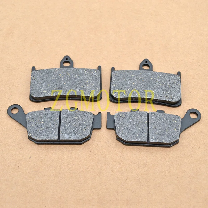 Motorcycle Front  Rear Brake Pads Fit For Honda CB250F Hornet NT400 Custom NT650 Bros NTV400 NTV600 NTV650 1988 1989 1990 91
