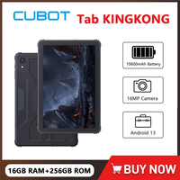 Cubot TAB KINGKONG Android 13 Waterproof Rugged Tablet 10.1 Inch FHD Octa Core 16GB+256GB 10600mAh Large Battery 4G Tablet PC