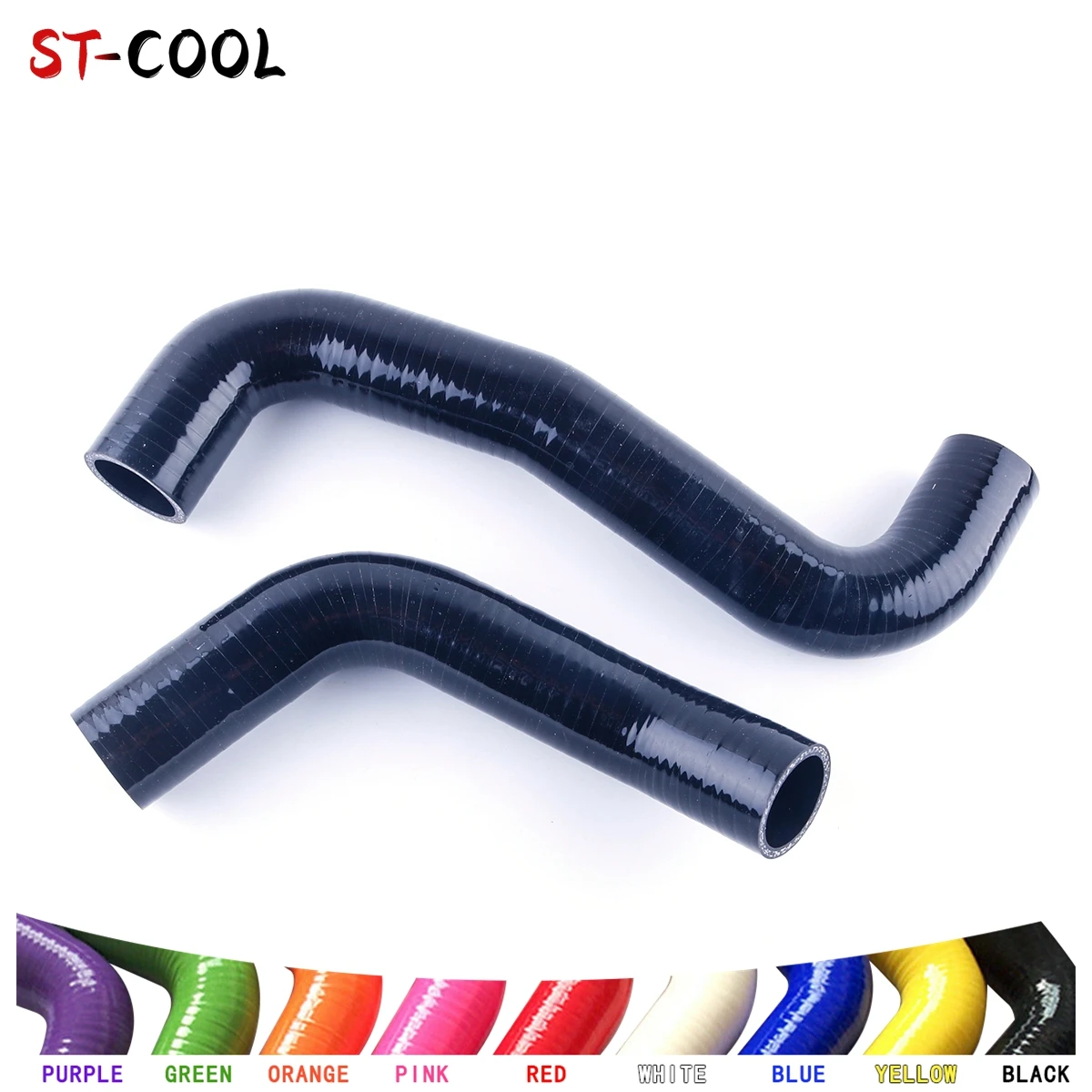 For EJ20 Subaru Impreza WRX STi GRB GH8 2008-2014 2009 2010 2011 2012 2013 Radiator Hoses Kit Silicone Tubes 2Pcs 10 Colors