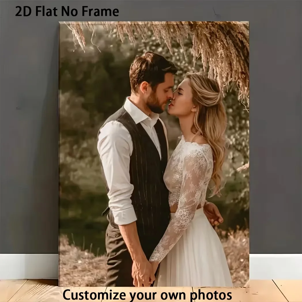 Custom Photo Canvas Poster — Multiple Sizes Available (With or Without DIY Frame) — A Unique Home Decor Gift