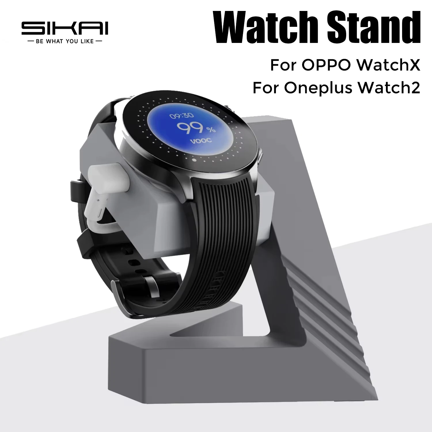 

Подставка для зарядки часов для OPPO WatchX/Oneplus Watch2, док-держатель для умных часов, подставка для зарядного устройства с кабелем OPPO WatchX