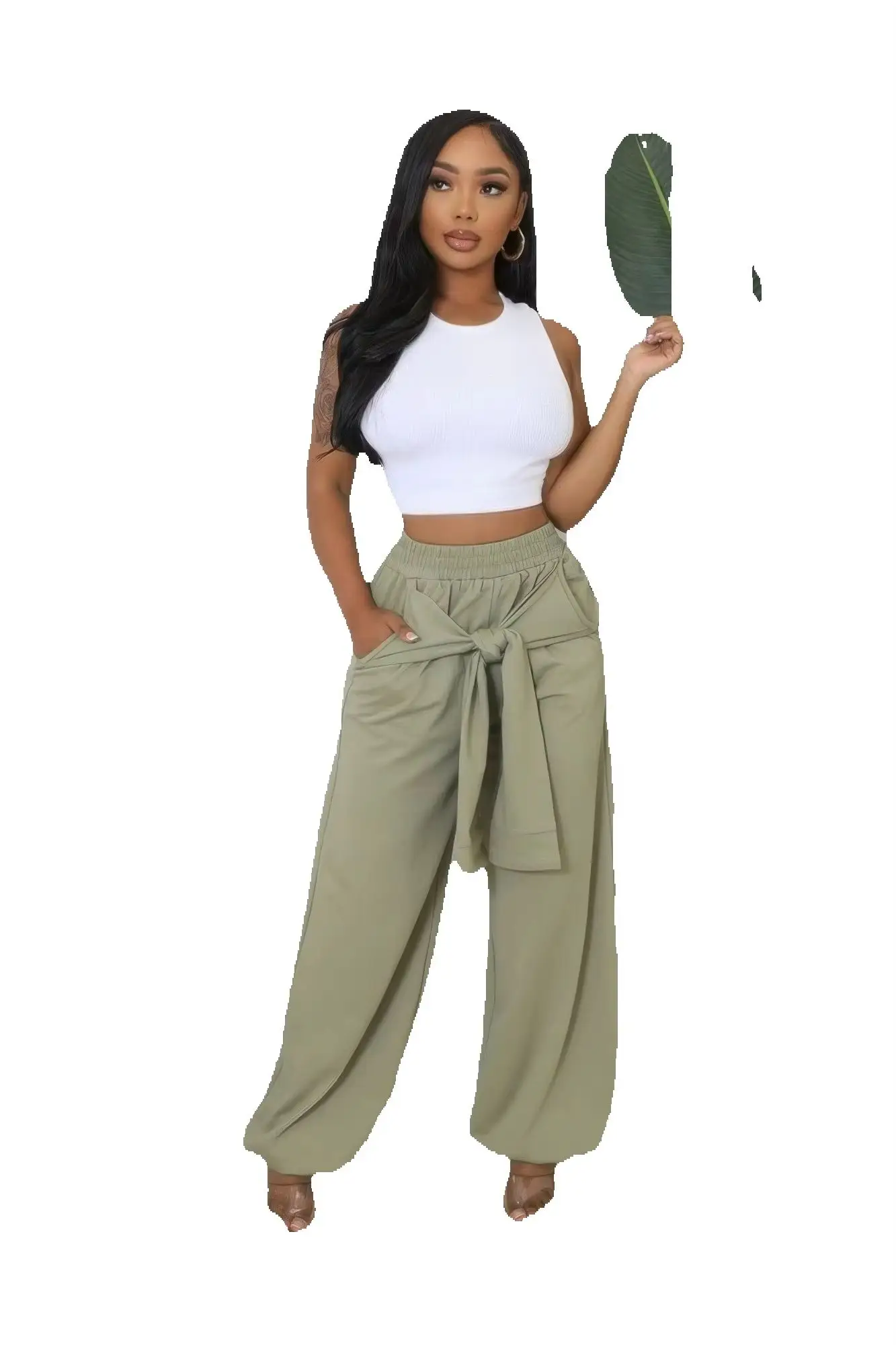 High Waist Stretch Pants