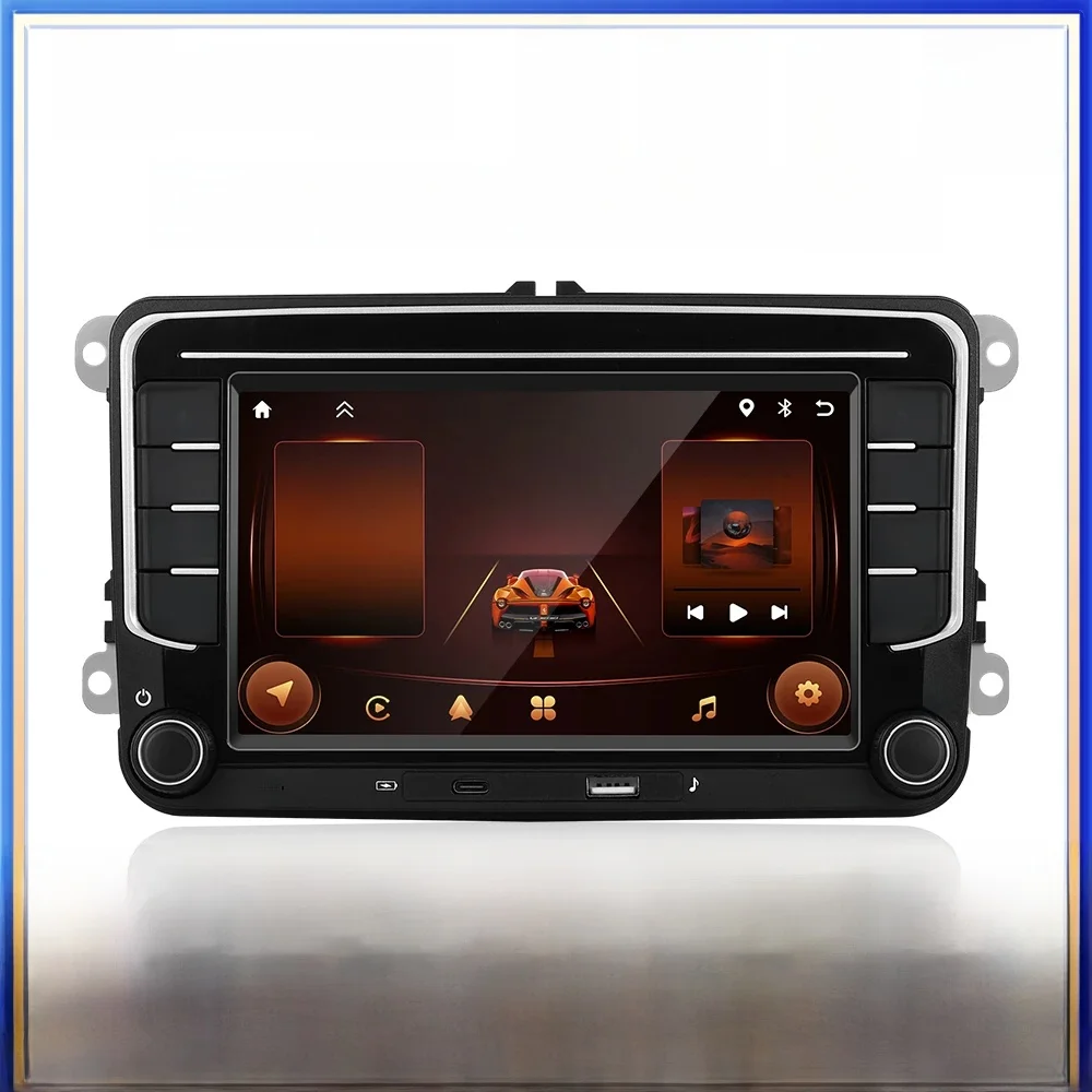 Leekooluu 7 "Carplay Android Auto Radio Voor Volkswagen Vw Passat B6 B7 Cc Tiguan Touran Golf Polo Auto Multimedia Gps Speler - afbeelding 2