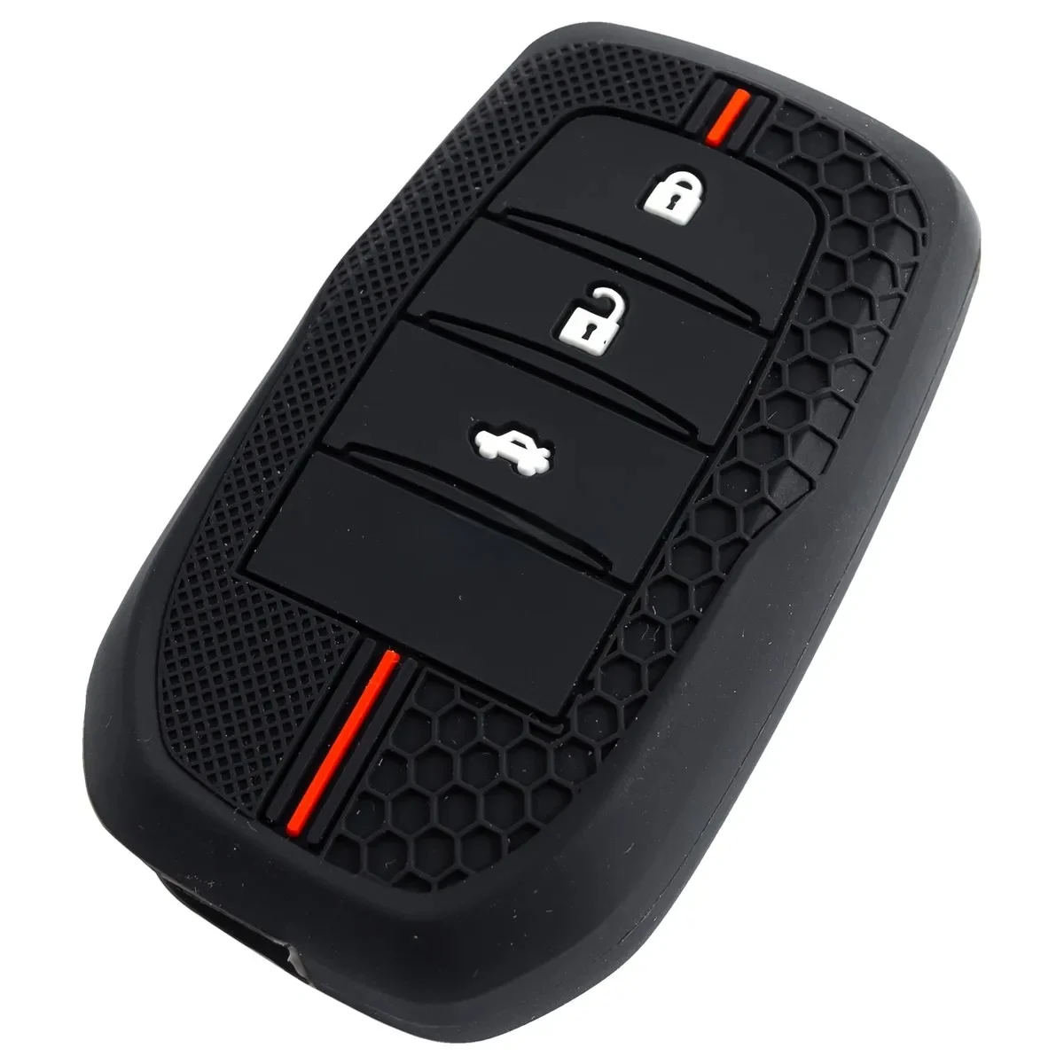 Silikonowy pokrowiec na kluczyk samochodowy do Toyoty Corolla Cross Harrier Fortuner Yaris Cross Land Cruiser LC200/LC300 2021-2025 — zdjęcie 2
