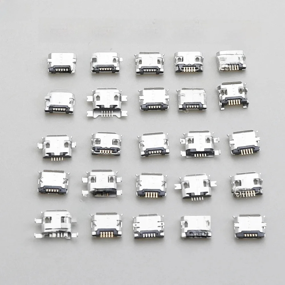25 modeli Złącze Micro USB Bardzo popularny port ładowania dla Samsung/Moto/SONY/HTC/ZTE/Huawei/Xiaomi/Lenovo/... telefon komórkowy, tablet GPS — zdjęcie 2