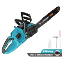 3500W Brushless 16Inch Electric Chainsaw Cordless Pruning Woodworking Power Tool Handheld Garden Cutter For Makita Battery