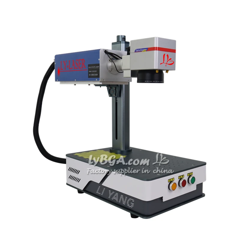 سطح المكتب المحمولة الأشعة فوق البنفسجية راي الضوء البارد الأرجواني UV 3 واط 5 واط 10 واط CRS آلة الوسم بالليزر للخشب غير المعدني الاكريليك الجلود
