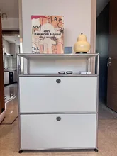 USM Haller Storage Cabinet Stainless Steel Metal Sideboard Cabinet Dresser For Bedroom Modern Furniture - AliExpress