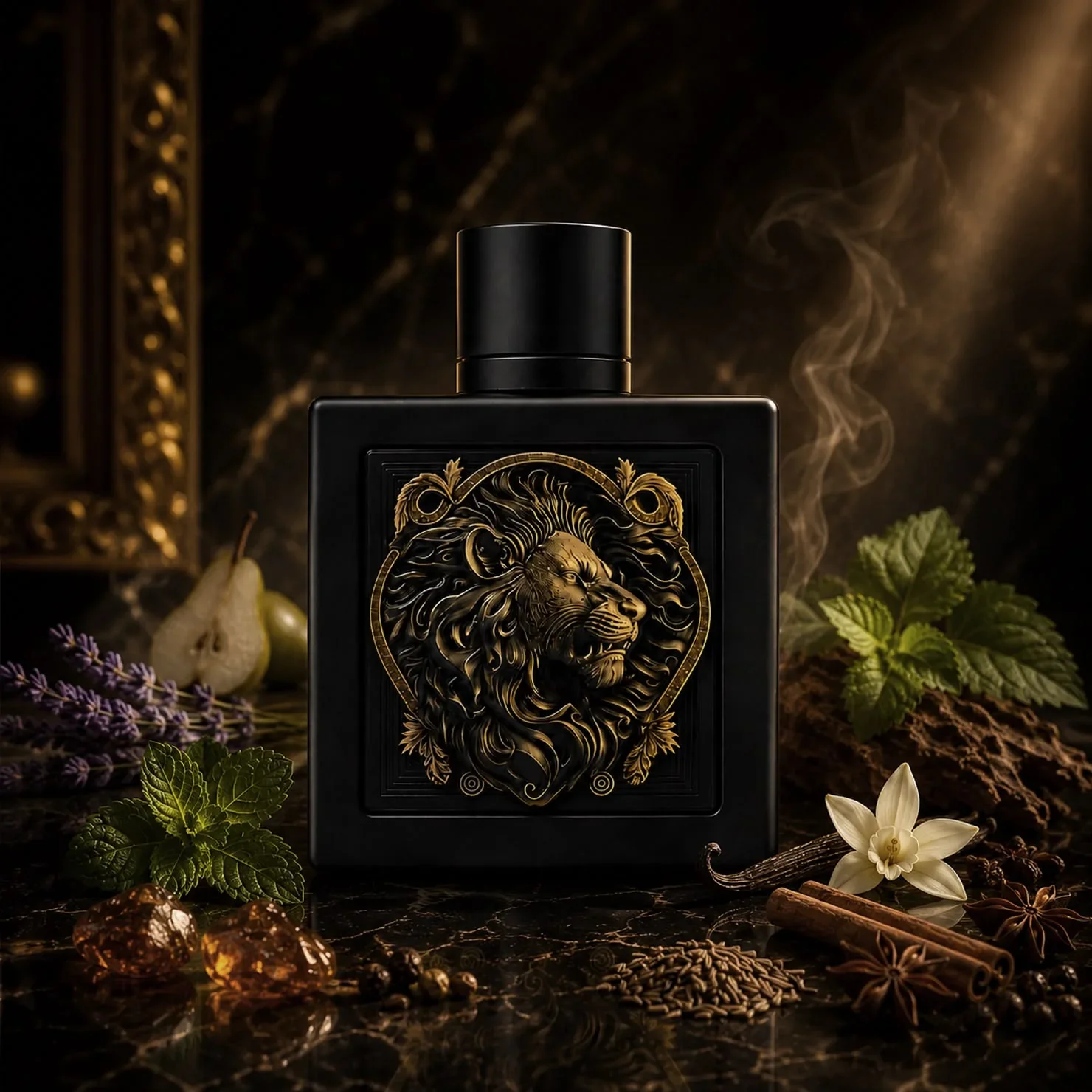 Rayhaan Lion Eau de Parfum en Spray para Hombre – Aroma Intenso Oriental Amaderado y Especiado, Fragancia Masculina de Larga Duración, Regalo Perfecto para Él, 3.4 fl oz / 100 ml
