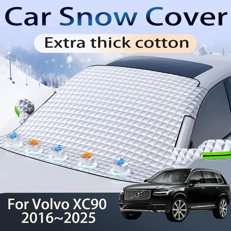 Car Cover For Volvo XC90 2016~2025 2017 2018 Front Windshield Snow Ice Shield Protector Window Shade Cover Exterior Accessorie