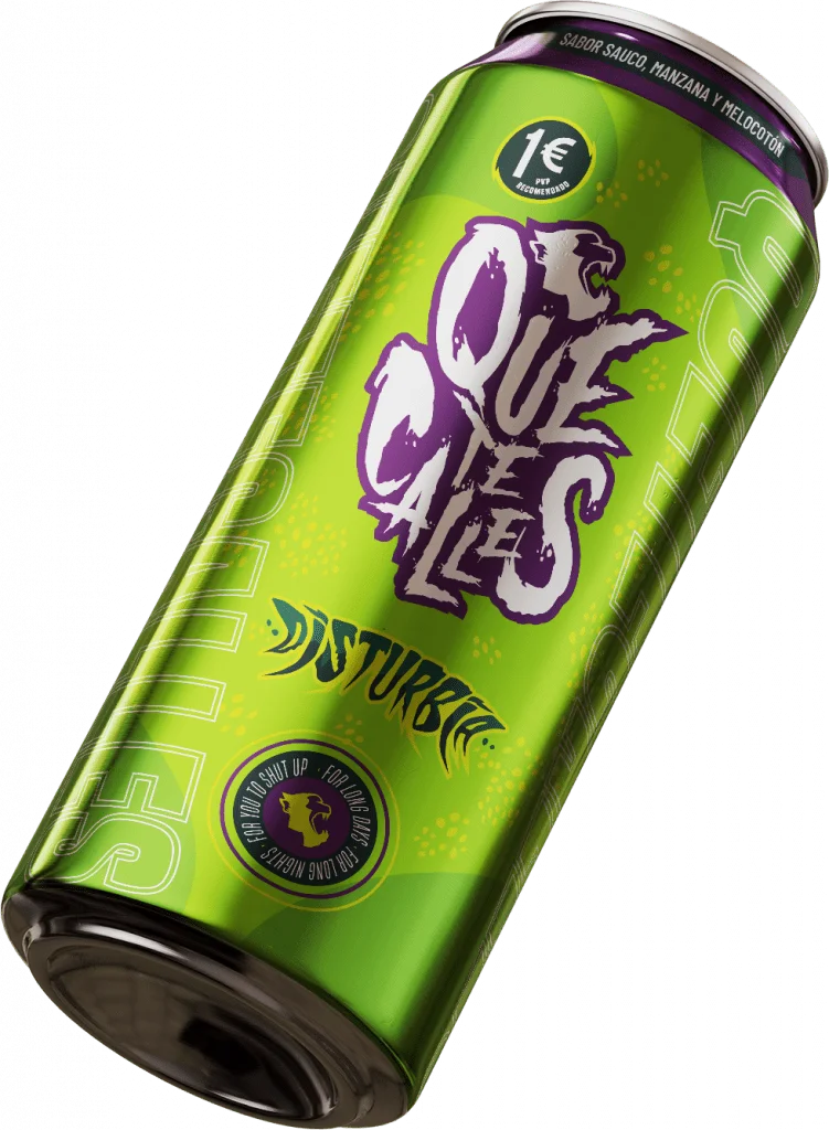 Que te calles! - Bebida energética - Cada caja contiene 24 unidades de 500 ml cada una - Quetecalles nace para darte el plus de energía que