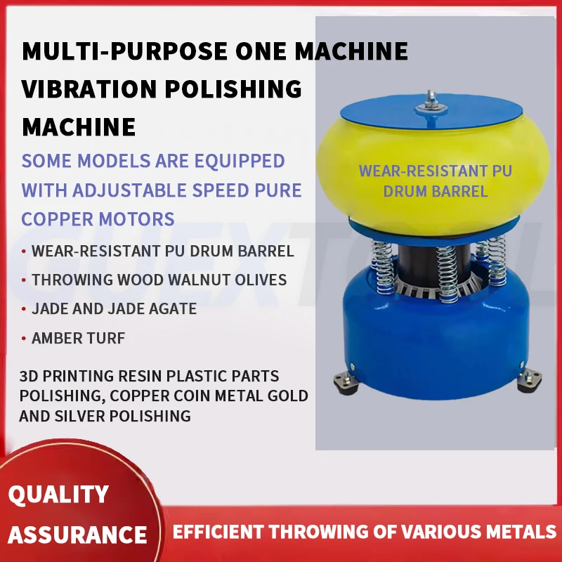 آلة تلميع الاهتزاز اليشم آلة تلميع توقيت أوتوماتيكية بالكامل آلة تلميع إزالة الأزيز المعدنية باللؤلؤ