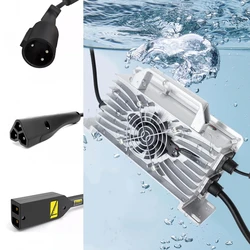 48V 15A Lead Acid Battery Charger for Club Car EZGO RXV TXT Golf Cart