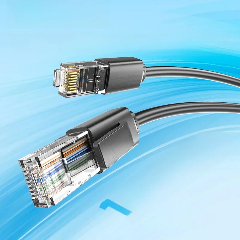 Câble de raccordement Ethernet Vention Cat6 UTP, 1000Mbps, câble LAN doré pour jeux PS5/Xbox/PC, cordon Ethernet RJ45 Internet haute vitesse