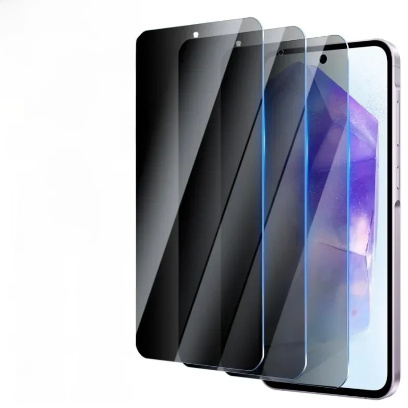 Protecteur d'écran de confidentialité, 3 pièces, pour Samsung Galaxy A35 A55 5G A25 A15 A13 A14, verre trempé Anti-espion pour Samsung A42 A50 A52 A80 A90