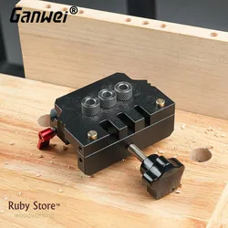 Ganwei Dowelling Jig, 3 Metric Drill Sizes (6mm,8mm,10mm)