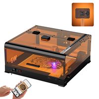 ATOMSTACK A6 Ultra Laser Engraving Machine With B3 Smoke Exhaust Box Precise Positioned Camera 6W Output Power Cutting Machine