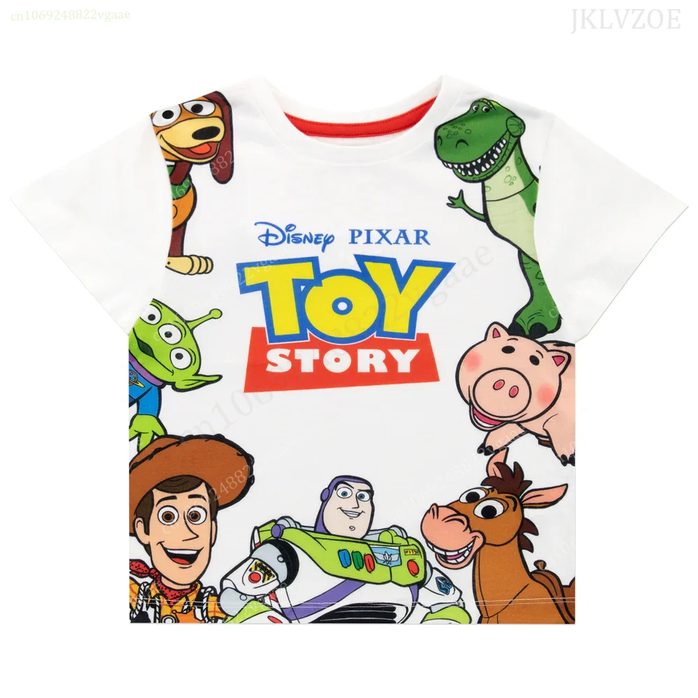 Toy Story T Shirt Boys Kids Men Summer Short Sleeve Friends Tee Shirt Girls Clothes T-shirt Children Lightyear Woody