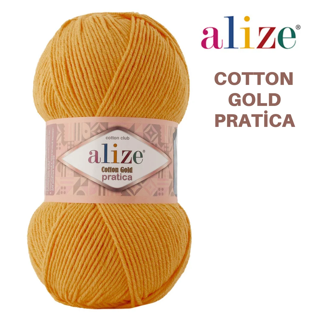 Alize Cotton Gold Pratica 100 Gr miękka przędza na dzierganie ręczne szydełkowanie nici DIY Amigurumi dzianina dziecięca szalik rozpinany sweter