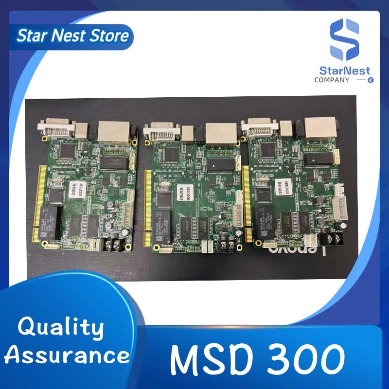 1PICS Novastar MSD300 MSD300-1 Синхронная система, карта отправки, модуль RBG HUB75, карта управления видео для LED-экранов, вход DVI