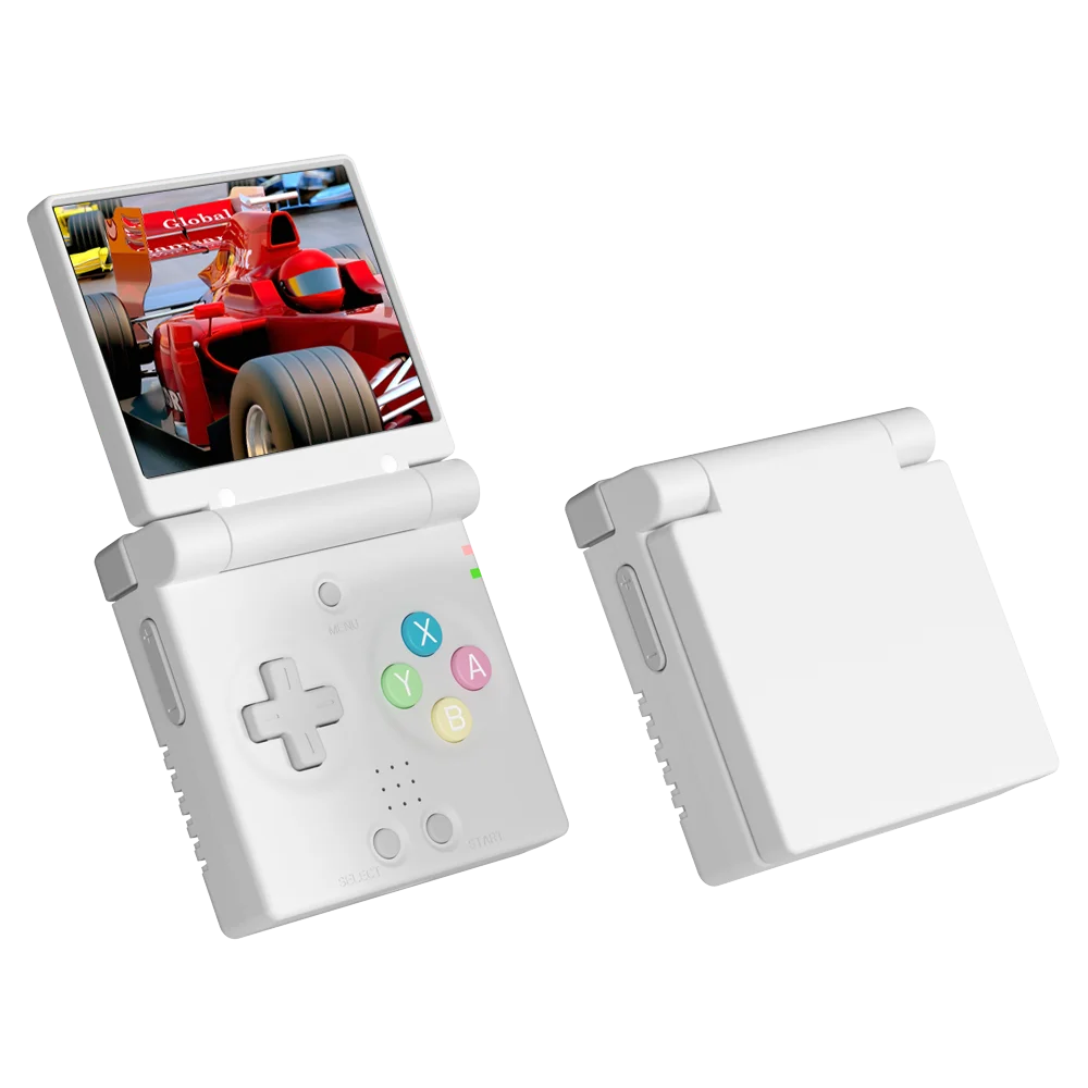 MIYOO Mini Flip Retro Handheld Spielkonsole Mit Neue Scharnier 2,8''IPS Bildschirm Tragbare Videospielkonsolen Klassische Gaming Emulator