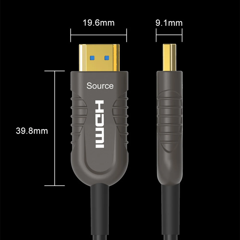 10M/15M 광섬유 8K 60Hz HDMI 2.1 케이블, 48Gbps 4K 120Hz 144Hz eARC HDR HDCP 2.2 2.3 HDTV PS5 블루레이 Xbox PC TV