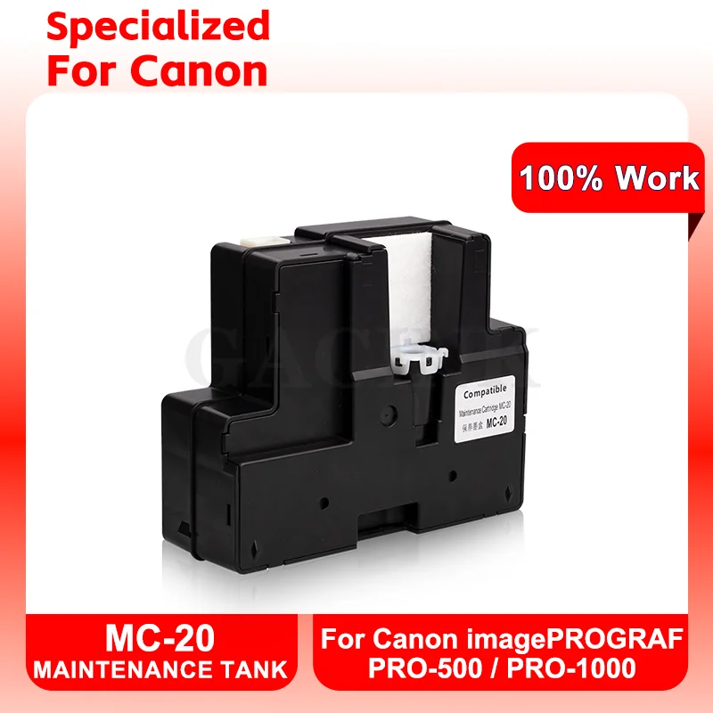 4PCS MC-20 MC 20 Maintenance Tank For Canon PRO-500 PRO-1000 Printer Waste Ink Tank High Quality MC 20 Wholesale