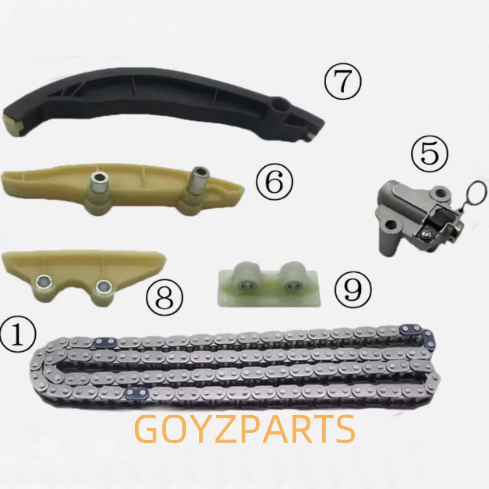 UH02-12-425A 13506-75020 محرك توقيت سلسلة الموتر طقم تصليح لتويوتا 3RZ 3RZ-FE جرانفيا هايلكس LANDCRUISER DOHC 16 فولت 2.7L