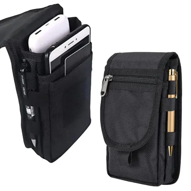 Sac banane étanche Oxford pour homme, sac de jambe, cuisse, hanche, ceinture, moto, voyage, téléphone portable, sac à main pour téléphone portable