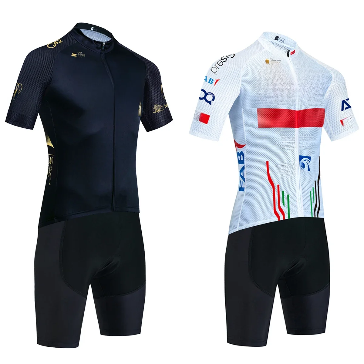 AliExpress EFAPEL New UAE Cycling Jersey Gold Color Team Bike Jersey Shorts Set Men Women Quick dry Ropa Ciclismo Pro Bicycle T-Shirt Clothing