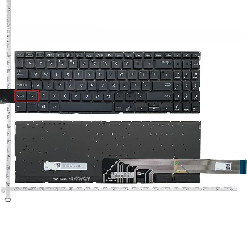 Usa/RU/LA/SP nowa klawiatura do laptopa ASUS Mars15 X571 X571G X571GT X571GD X571U X571F K571 K571GT F571 F571G F571GT VX60GT VX60G — zdjęcie produktu 6