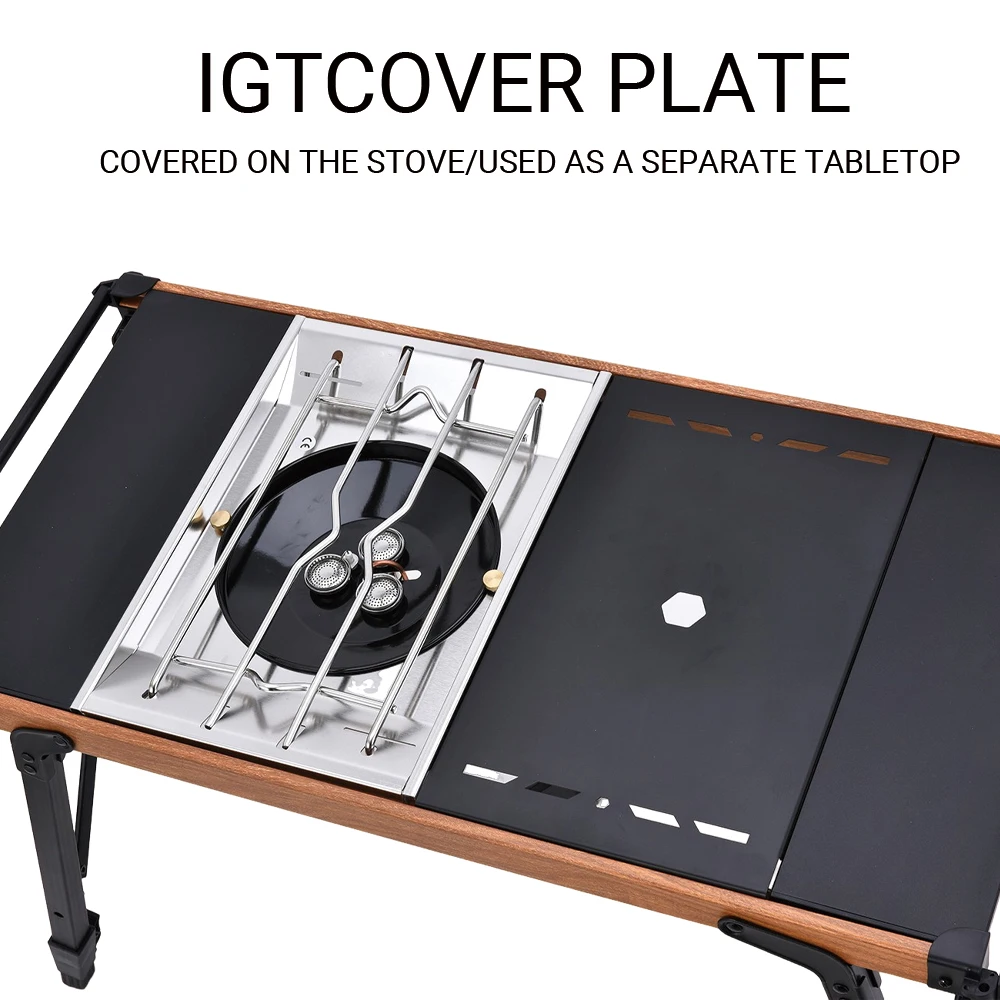 Pandatour IGT Portable Outdoor Camping Picnic Tea Multi-Purpose Modular Combination Unit for Al Fresco Dining Barbecue Picnic