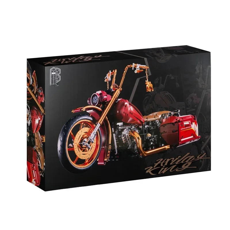 IN VOORRAAD 10514 MOC Technische Vintage Motorfiets Bouwstenen Bricks Model Assembleren Speelgoed voor Kinderen Verjaardagscadeau Set - afbeelding 2
