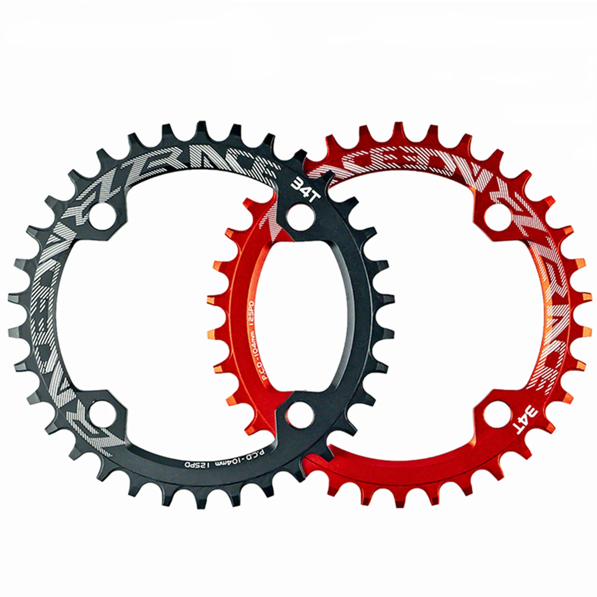 AliExpress ZRACE Chainrings Chainwheels 32T/34T/36T/38T BCD104, Narrow Width tooth AL7075 CNC for MTB