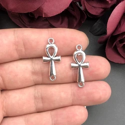 10pcs 12x30mm Ankh Cross Connector Connector Charms Antient Charms - Egyptian Charms - Ankh Charm - Hieroglyphic Charm