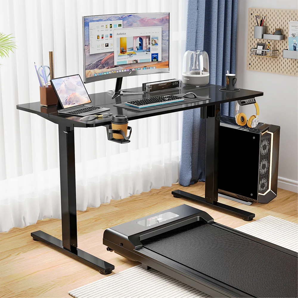 Bigzzia Electric Standing Desk Standing Desk Motion Desk Smart Computer Desk Study Desk Desk Adjustable Height Desk for Home Office