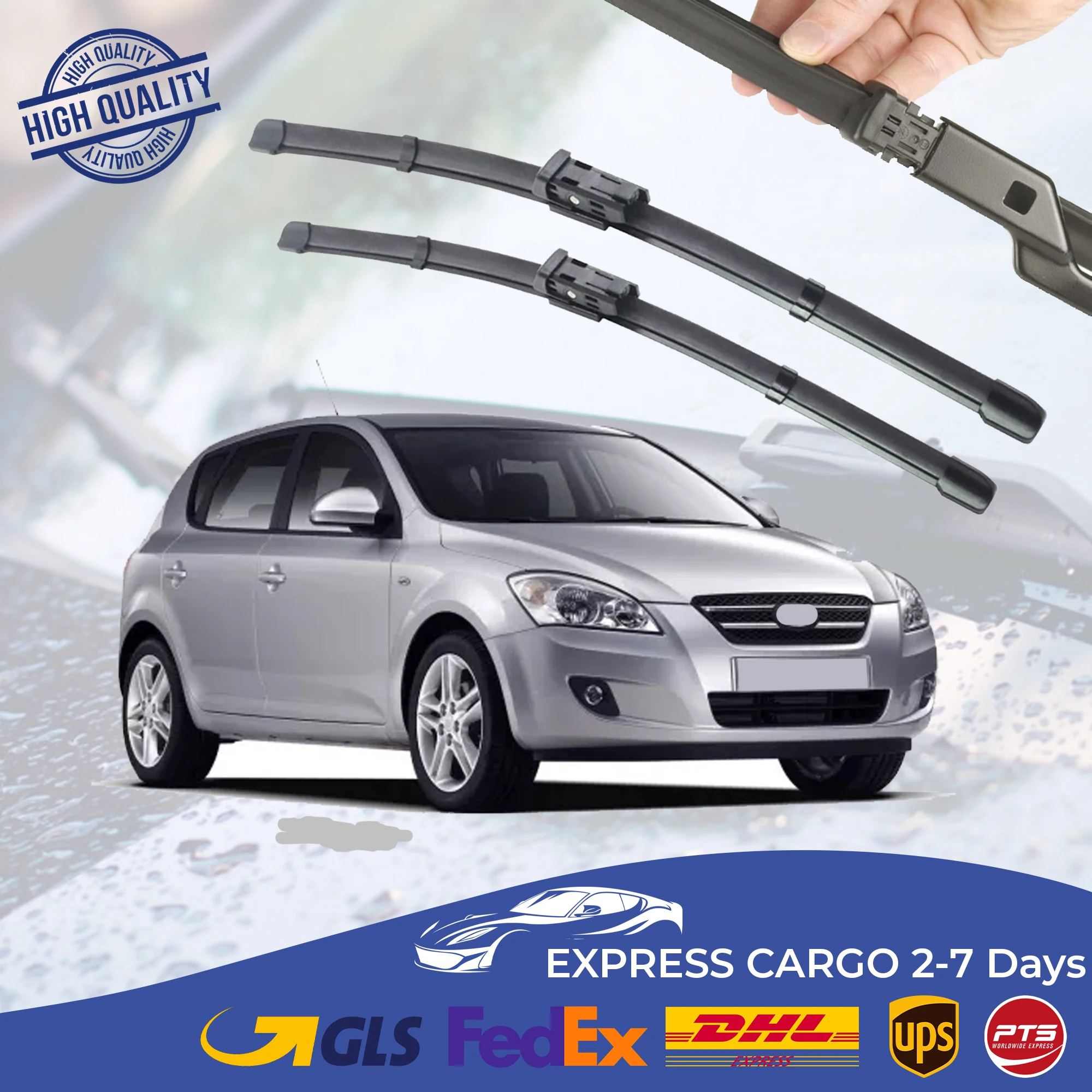 

Car Wiper Blade For Kia Ceed 2006 2007 2008 Auto Windscreen Windshield Wipers Blades Window Wash Front