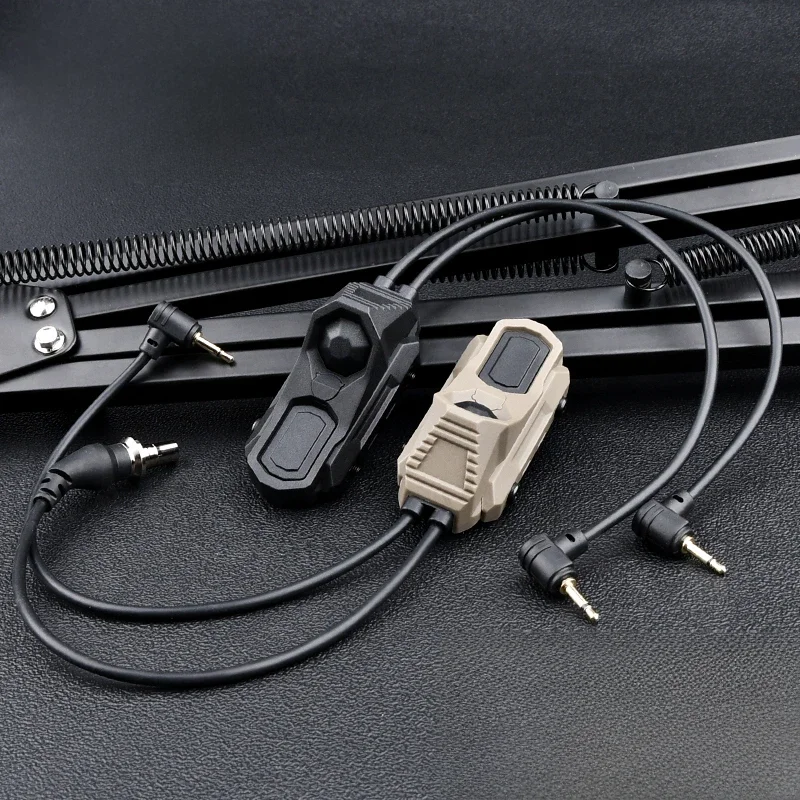 WADSN AXON grue SF 2.5 3.5 Double prise pressostat à distance adapté MLOK KEYMOD 20mm Rail Picatinny pour M300 M600 PEQ15 NGAL MAWL